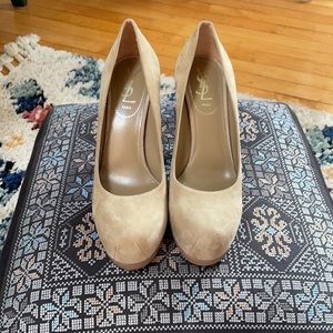 Yves Saint Laurent tribtoo 105 platform heels. Excellent condition. Size 38
